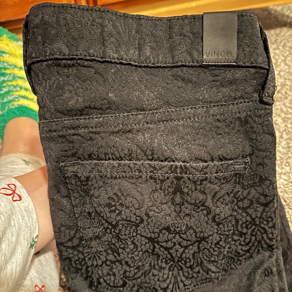 Vince black lace pant with stretch - Picture 4 of 4